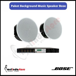 Paket Background Music Indoor Speaker Ceiling Bose DM2C | 2 Speaker